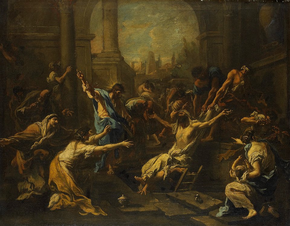 Alessandro Magnasco - The Raising of Lazarus - 817 - Rijksmuseum