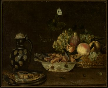 Alexander Adriaenssen - Still life with a herring - M.Ob.1648 MNW - National Museum in Warsaw