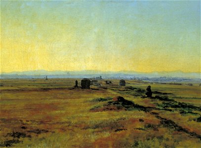 Alexander Andrejewitsch Iwanow - The Appian Way at Sunset