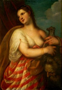 Alessandro Varotari, gen. Il Padovanino - Judith mit dem Haupt des Holofernes - GG 80 - Kunsthistorisches Museum
