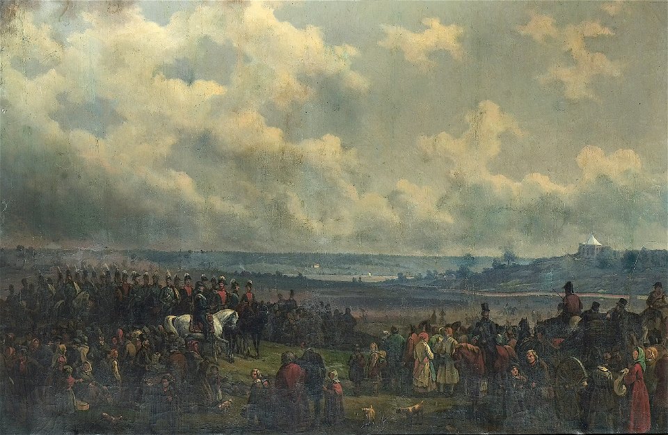Alexander Clemens Wetterling-Karl XIV Johan på trupprevy