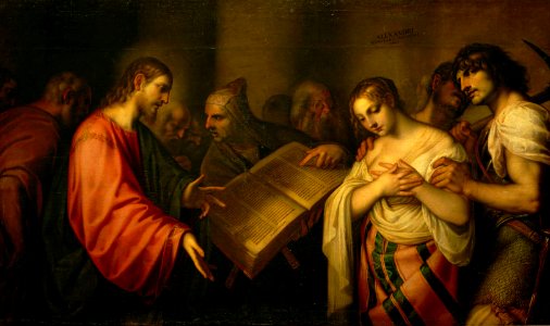 Alessandro Varotari, gen. Il Padovanino - Christus und die Ehebrecherin - GG 75 - Kunsthistorisches Museum