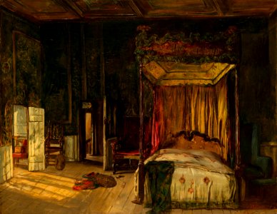 Alexander Fraser (1828-99) - Mary, Queen of Scots Bedroom, Holyroodhouse - RCIN 403239 - Royal Collection