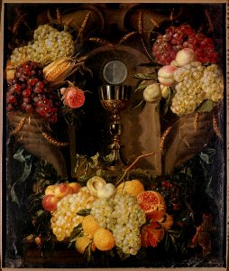 Alexander Coosemans - Allegory of the Eucharist. Free illustration for personal and commercial use.