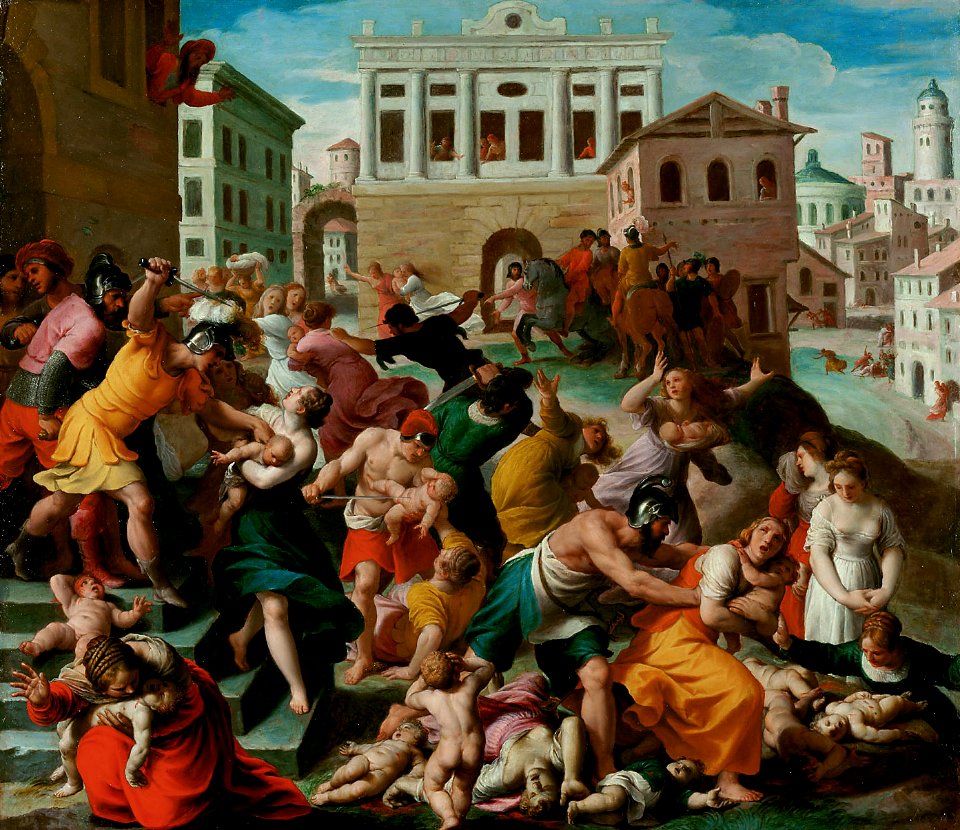 Alessandro Turchi, gen. L’Orbetto, , Kunsthistorisches Museum Wien, Gemäldegalerie - Bethlehemitischer Kindermord - GG 1122 - Kunsthistorisches Museum