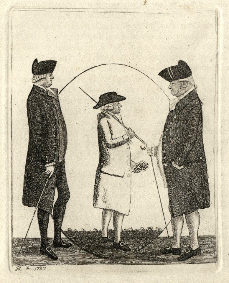 Alexander Gordon, Lord Rockville; Adam Smith; George Brown by John Kay