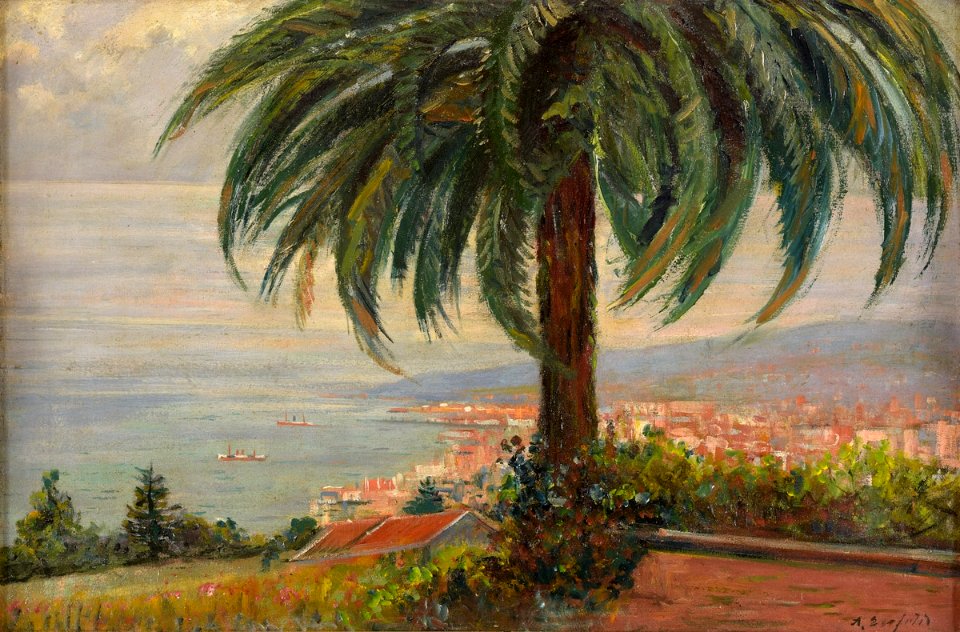 Alexander Essfeld Italienische Küstenszene