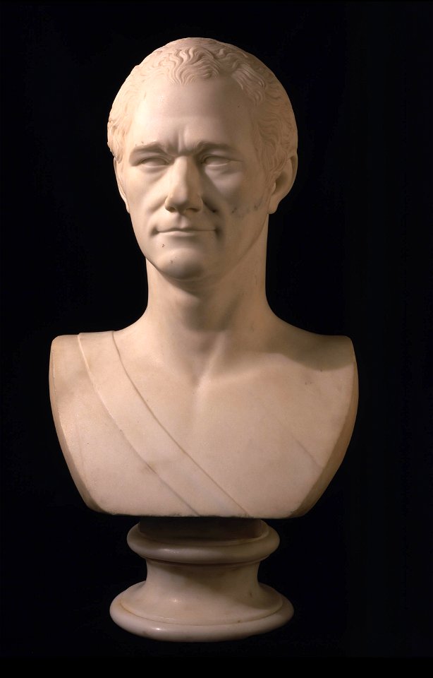 Alexander Hamilton by Ceracchi - marble, N-YHS
