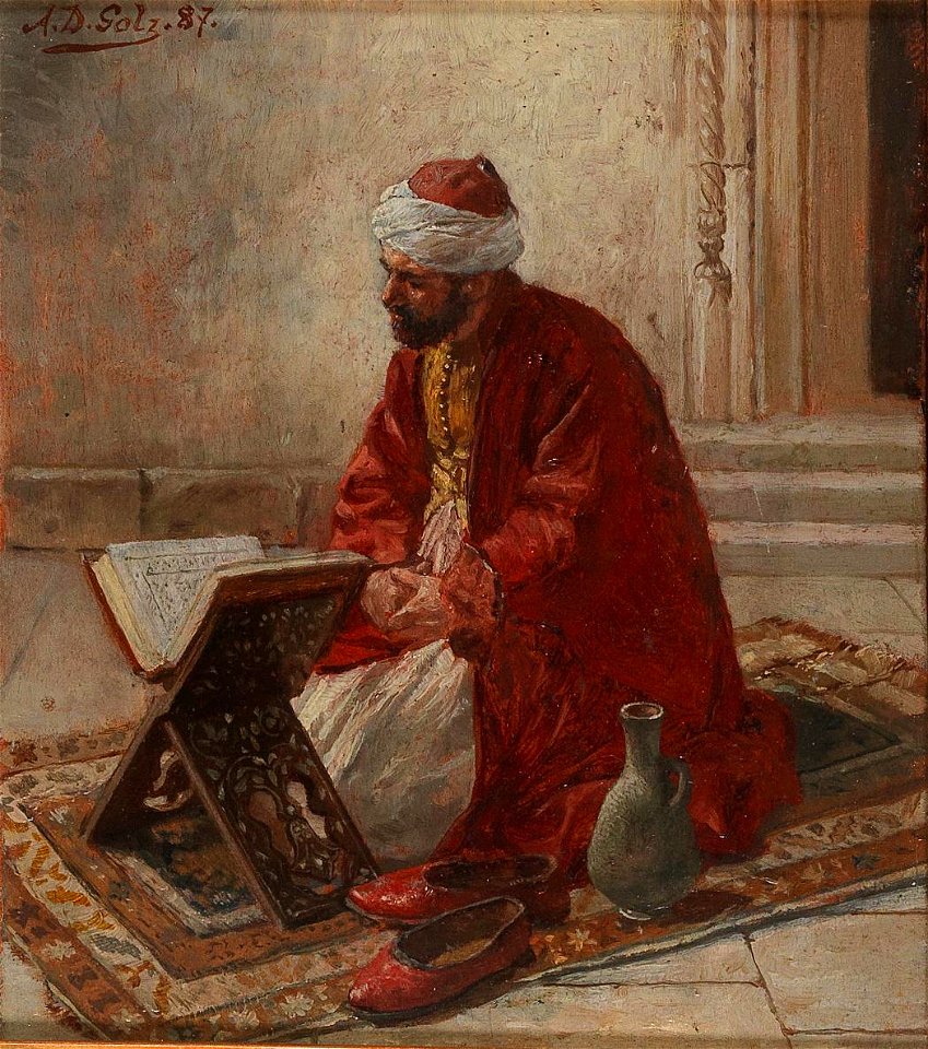 Alexander Demetrius Goltz Im Gebet 1887