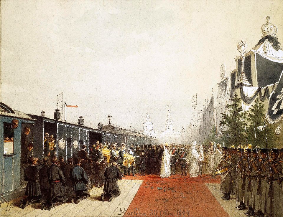 Alexander III's death in Livadia by M.Zichy (Hermitage) 10