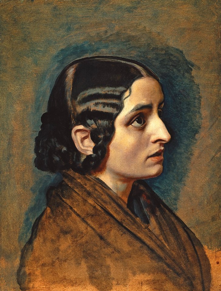 Alexander Ivanov Female head the attitude of St John the Baptist gtg