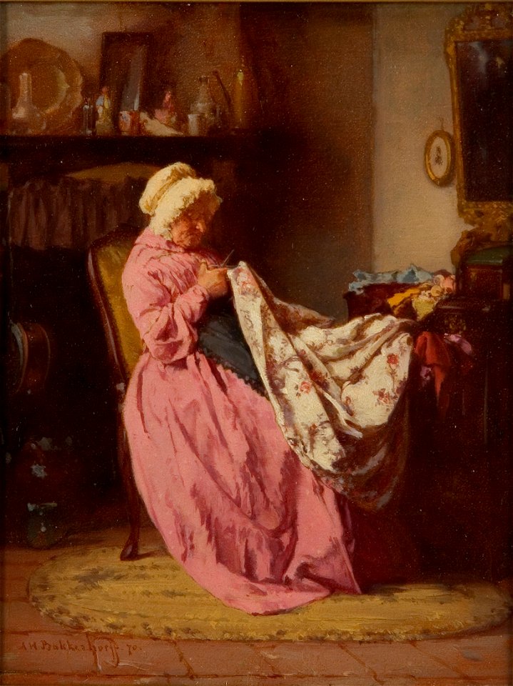 Alexander Hugo Bakker Korff - De naaister - 0158 - Rijksmuseum Twenthe