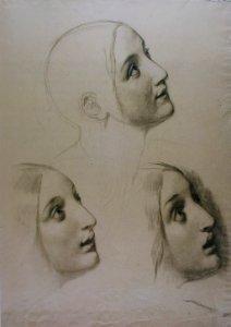 Alexander Ivanov Head of Mary Magdalene study gtg8388