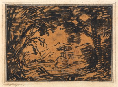 Alexander Cozens - The Glade - Google Art Project