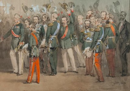 Alexander II's audience after 1866 assasination by M.Zichy (GIM) detail 02