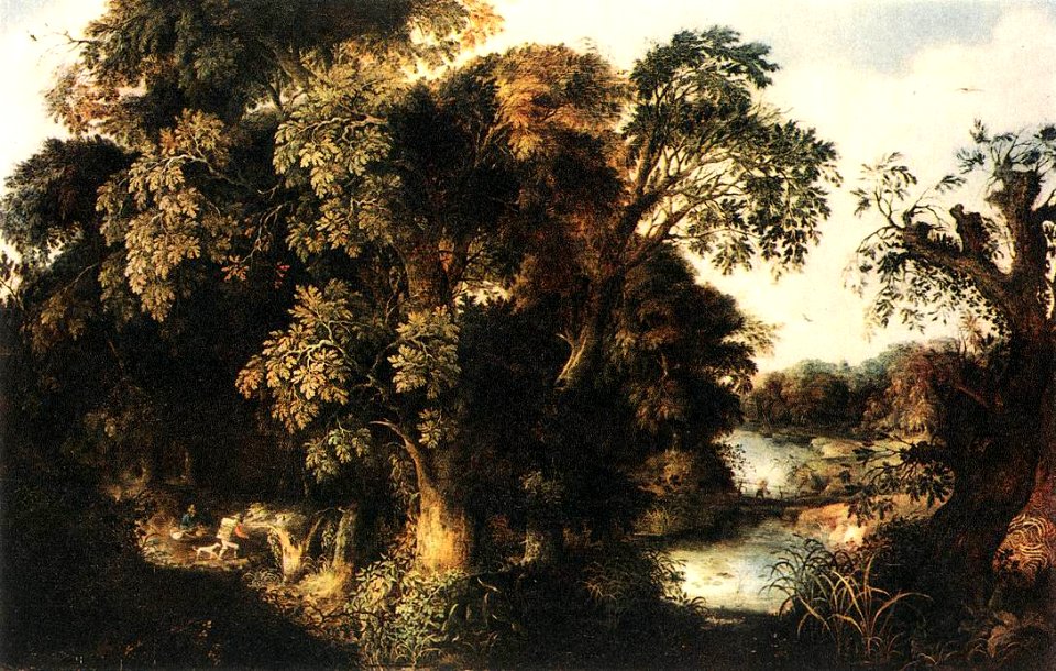 Alexander Keirincx - Forest Scene - WGA12108