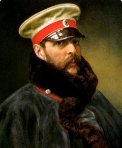 Alexander II of Russia by Monogrammist V.G. (1888, Hermitage) detail. Free illustration for personal and commercial use.