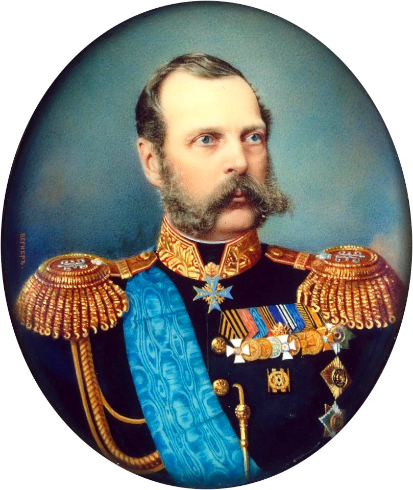 Alexander II of Russia by A.M.Wegner (1870s, Hermitage)