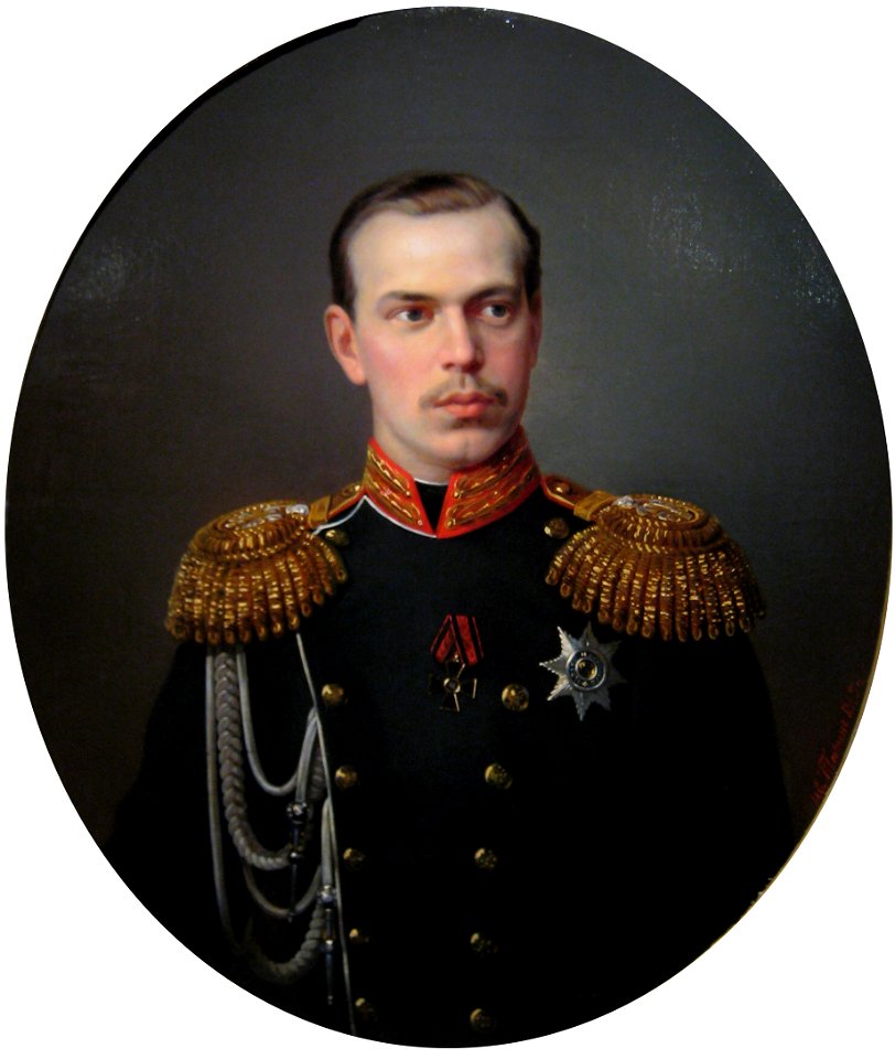 Alexander III as G.Duke by Ivan Turin (1865, GIM)
