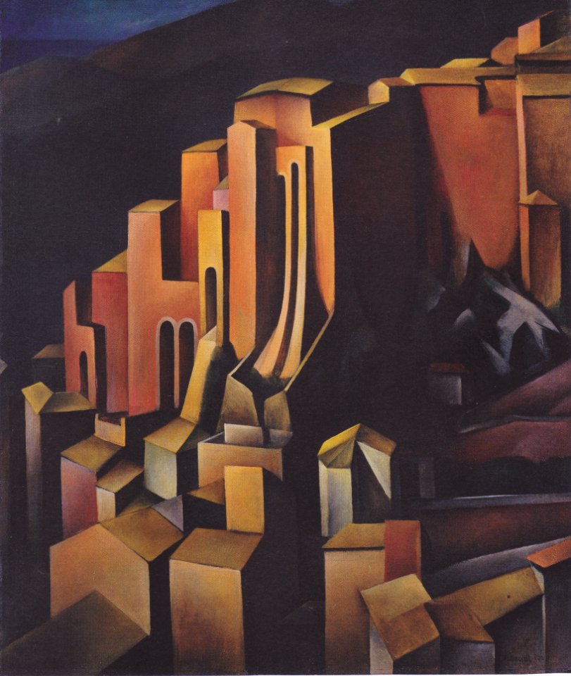 Alexander Kanoldt - Olevano - 1924