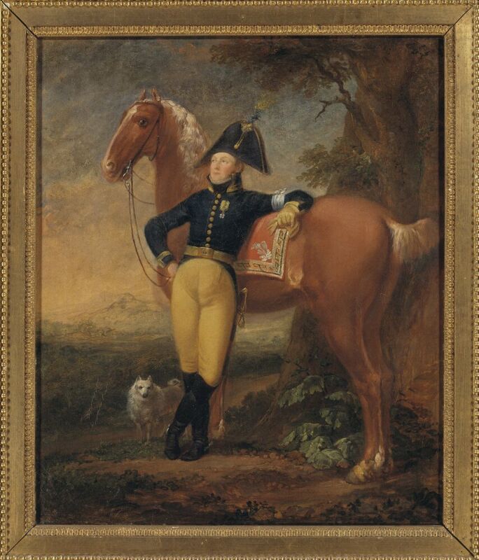 Alexander Lauréus - Johan Adam von Gertten (1767-1835), överste, ståthållare på Strömsholms slott, landskapsmålare - NMGrh 4326 - Nationalmuseum