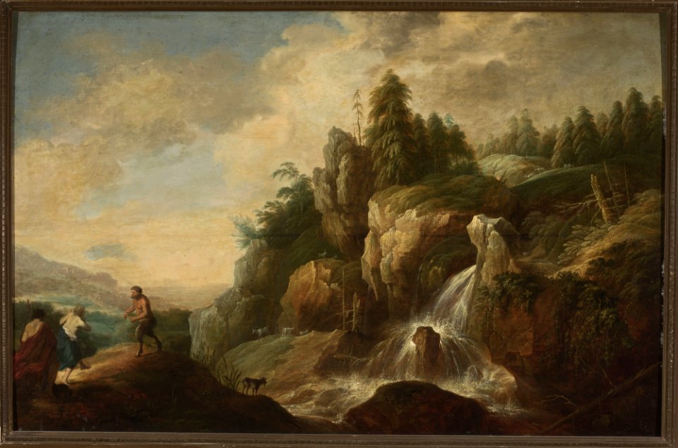 Alexander Keirincx - Landscape at a waterfall - M.Ob.2571 MNW - National Museum in Warsaw