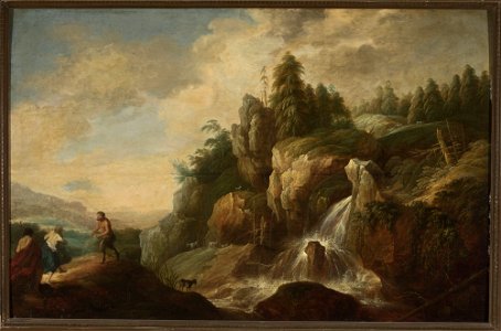 Alexander Keirincx - Landscape at a waterfall - M.Ob.2571 MNW - National Museum in Warsaw