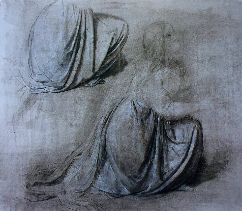 Alexander Ivanov Mary Magdalene on bended knees Drapery gtg8392