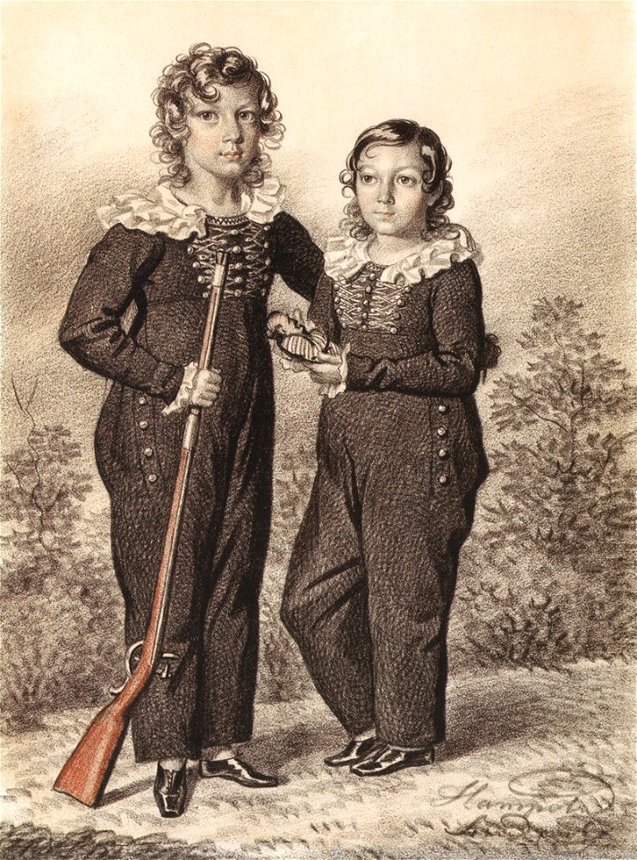 Alexander Mikhailovich & Alexey Mikhailovich Dondukov-Korsakov (by K. Hampeln)