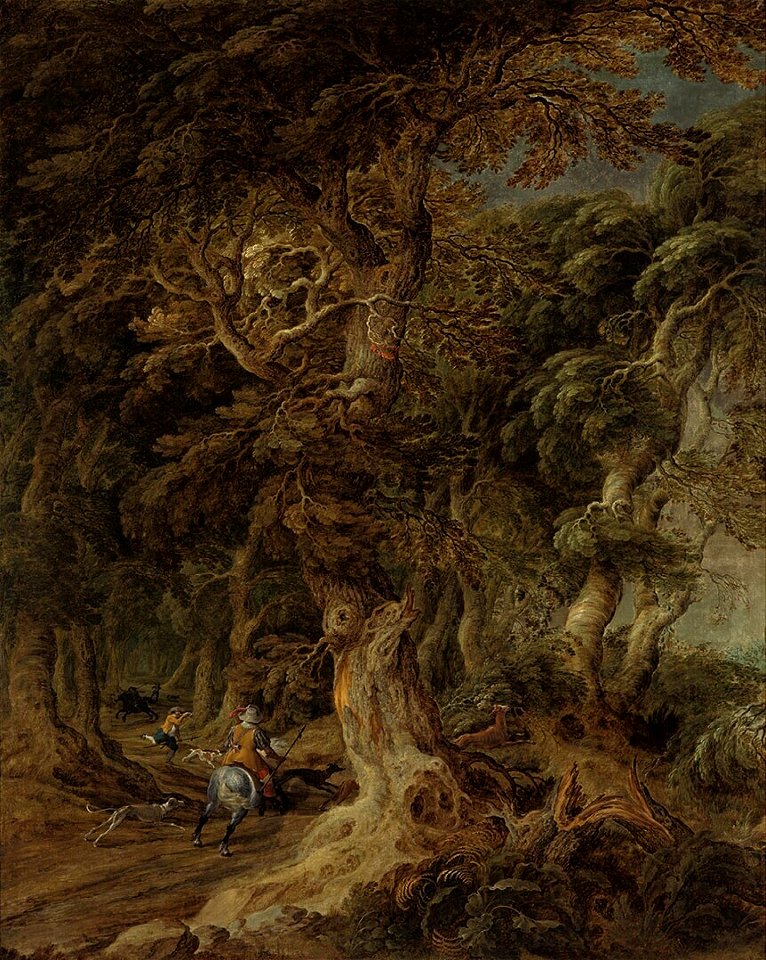 Alexander Keirincx - Bosgezicht met zware eik - 1397 (OK) - Museum Boijmans Van Beuningen