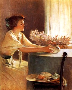 Alexander John White A Meadow Flower