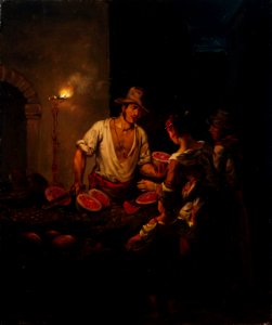 Alexander Lauréus - Italialainen vesimelonikauppias - A-2005-90 - Finnish National Gallery