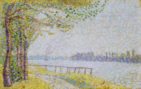 Alexander Kanoldt Flussufer 1907