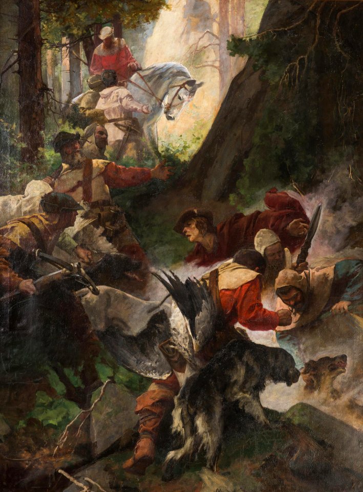 Alexander Jakesch - The Discovery of Hot Springs by Charles IV