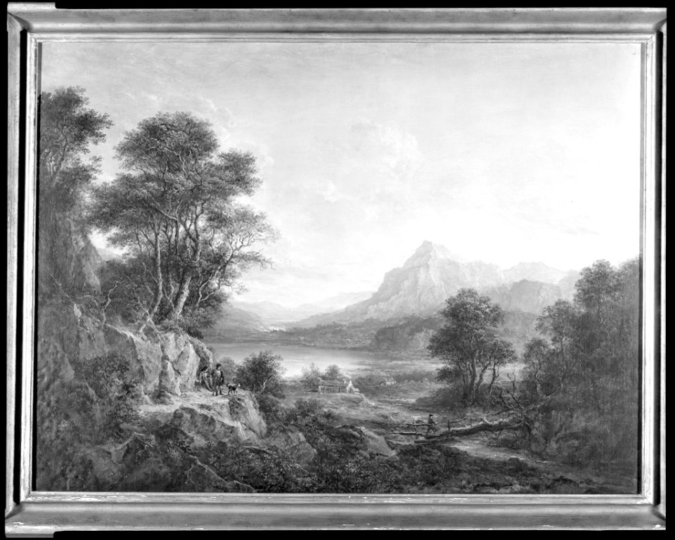 Alexander Nasmyth - Benvenu and Loch Achray, Scotland - 1977.34 - Harvard Art Museums