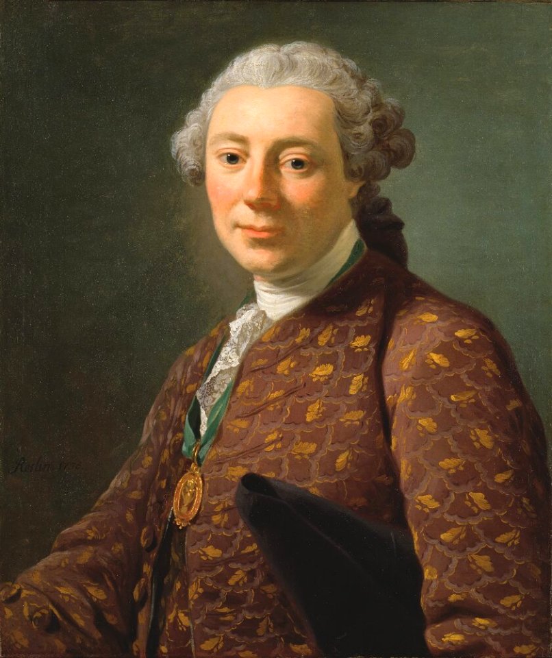 Alexander Roslin - Jean Eric Rehn, architect - NMGrh 4153 - Nationalmuseum