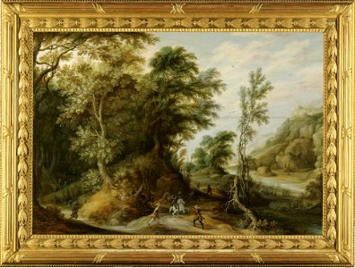 Alexander Keirinckx - Battle Scene in a Forest Landscape L07034-106-lr-1