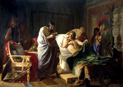 Alexander of macedon trust's the doctor Philip, Henryk Siemiradzki