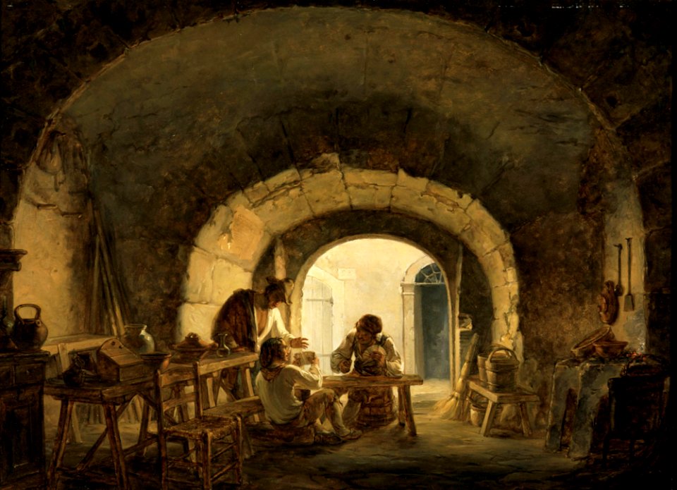 Alexander Lauréus - In the Ruins of the Marcellus Theatre - A II 1663 - Finnish National Gallery