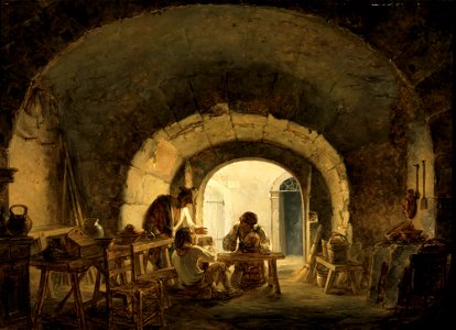 Alexander Lauréus - In the Ruins of the Marcellus Theatre - A II 1663 - Finnish National Gallery