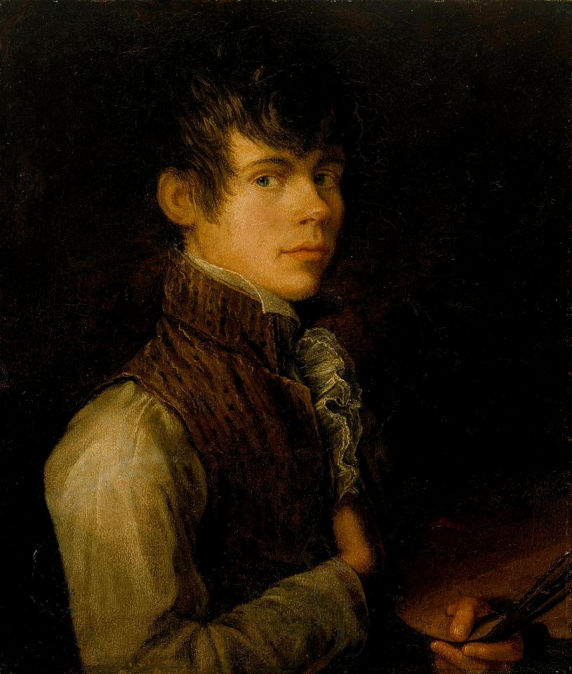 Alexander Lauréus - Self-Portrait - A III 1893 - Finnish National Gallery
