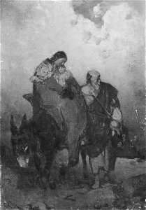 Alexander Liezen-Mayer - Flucht aus Ägypten - G 297 - Lenbachhaus