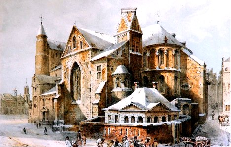 Alexander Schaepkens, OLV-kerk, Maastricht, ca 1850