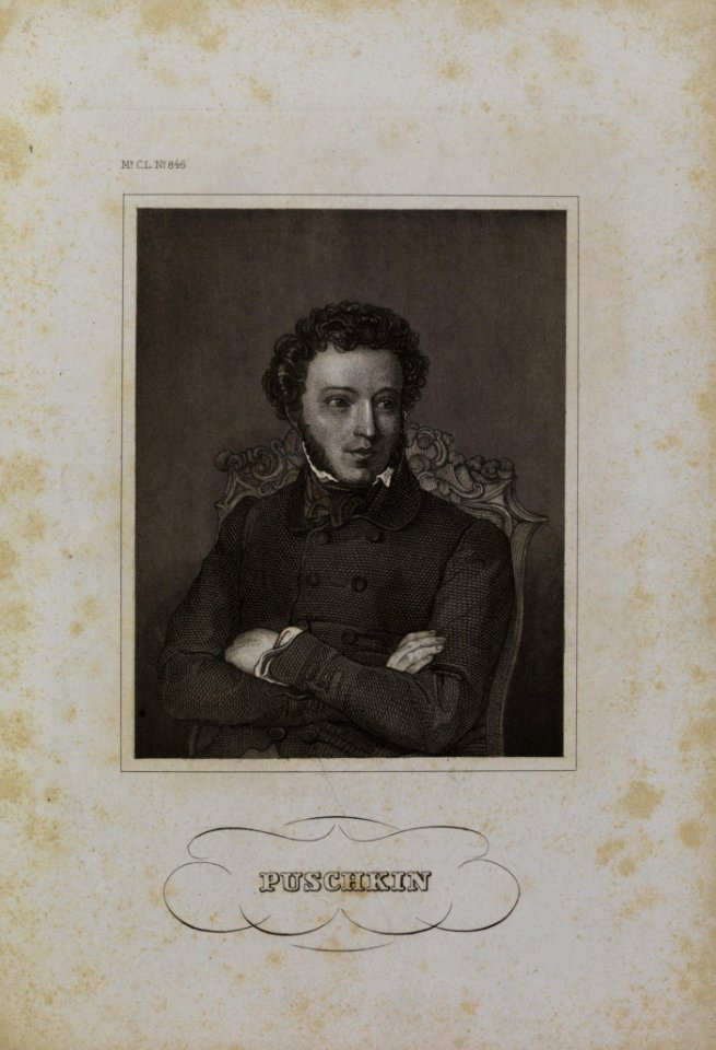 Alexander Puschkin Radierung