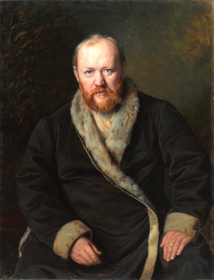 Alexander Ostrovsky by Vasily Perov