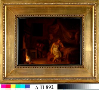 Alexander Lauréus - Tobias rukoilee häähuoneessa - A II 892 - Finnish National Gallery