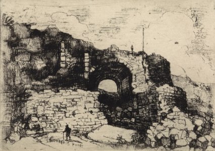 Alexander Schaepkens, Lindenkruispoort Maastricht, ca 1874