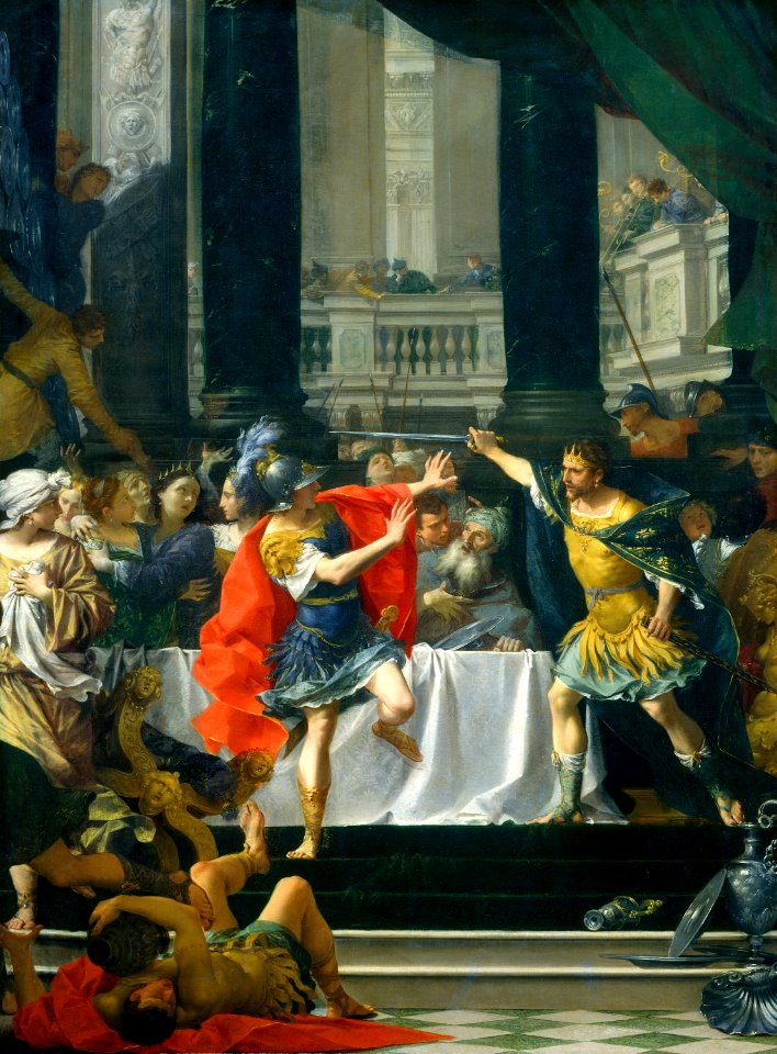 Alexander the Great Threatened by His Father sc1044