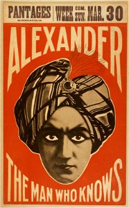 Alexander the man who knows LCCN2014635594