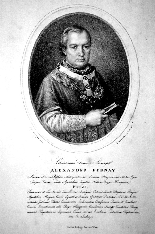 Alexander Rudnay Litho